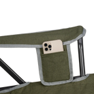 Kickback Rocker, Heathered Loden, Phone Pocket Detail