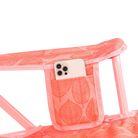 Kickback Rocker, Soft Pink Leaf, Phone Pocket Detail