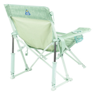 Kickback Rocker, Pastel Green Leaf, Back Right Angled
