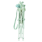 Kickback Rocker, Pastel Green Leaf, Collapsed