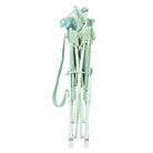 Kickback Rocker, Pastel Green Leaf, Collapsed