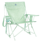 Kickback Rocker, Pastel Green Leaf, Front Right Angled