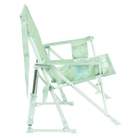 Kickback Rocker, Pastel Green Leaf, Side Angle