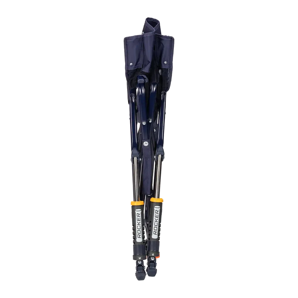 Collapsed freestyle rocker elite in rich blue.