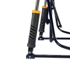 Spring-Action shocks on Rich Blue Freestyle Rocker Elite. 