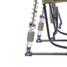 Spring-Action Shocks on the Aged Fatigue Stowaway Rocker. 