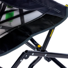 Infinity Comfort Edge Seat on the Heathered Charcoal Stowaway Rocker. 