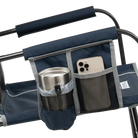 GCI Outdoor Freestyle Rocker XL side pocket holding a tumbler and smartphone.