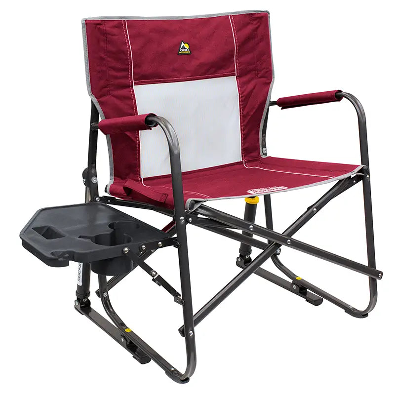 Freestyle Rocker XL with Side Table, Cinnamon, Table Out Front