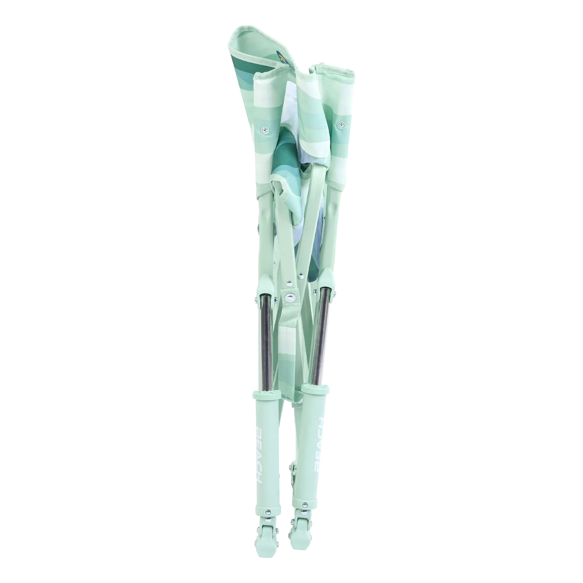 Beach Rocker, Green Beach Wave, Folded Back