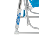 Beach Rocker, Saybrook Blue, Spring-Action Shocks