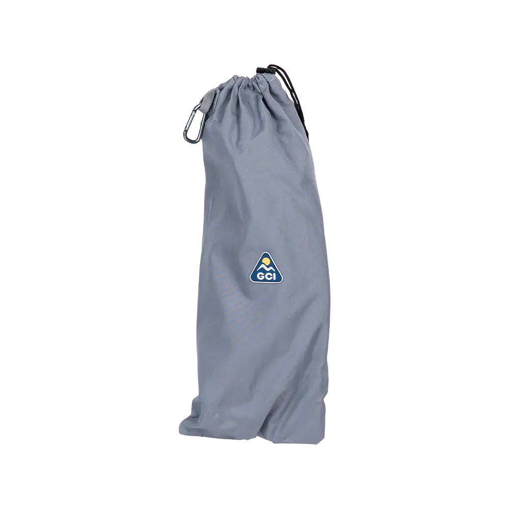 A mercury sunshade accessory inside a storage bag. 