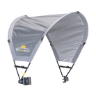 Front angle of the mercury sunshade accessory. 