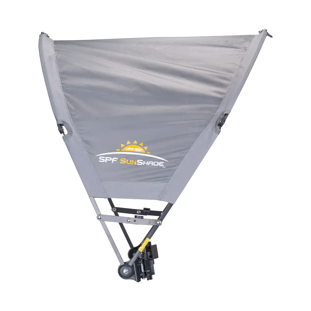 Side angle of the mercury sunshade accessory. 