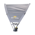 Side angle of the mercury sunshade accessory. 