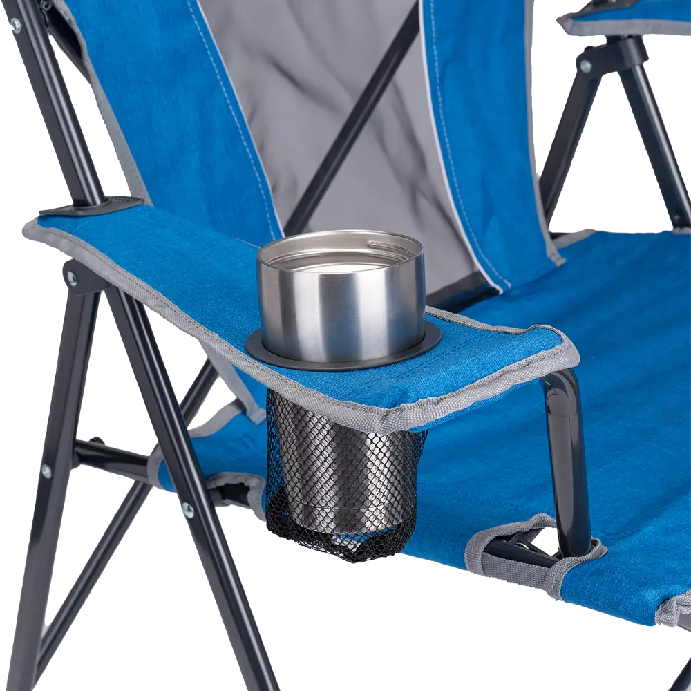 Comfort Pro Chair, Heathered Royal, Cup Holder