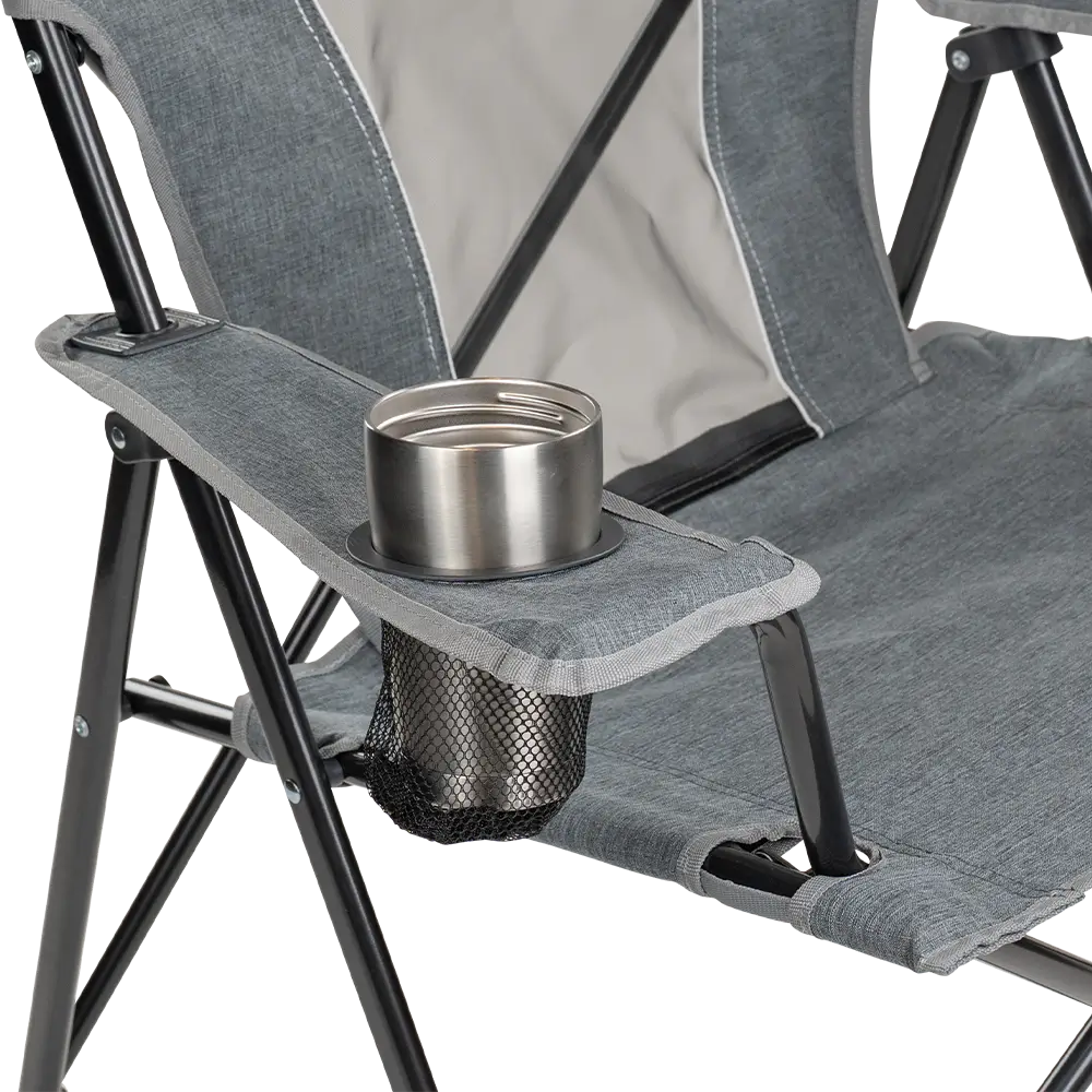 Comfort Pro Chair, Heathered Pewter, Cup Holder