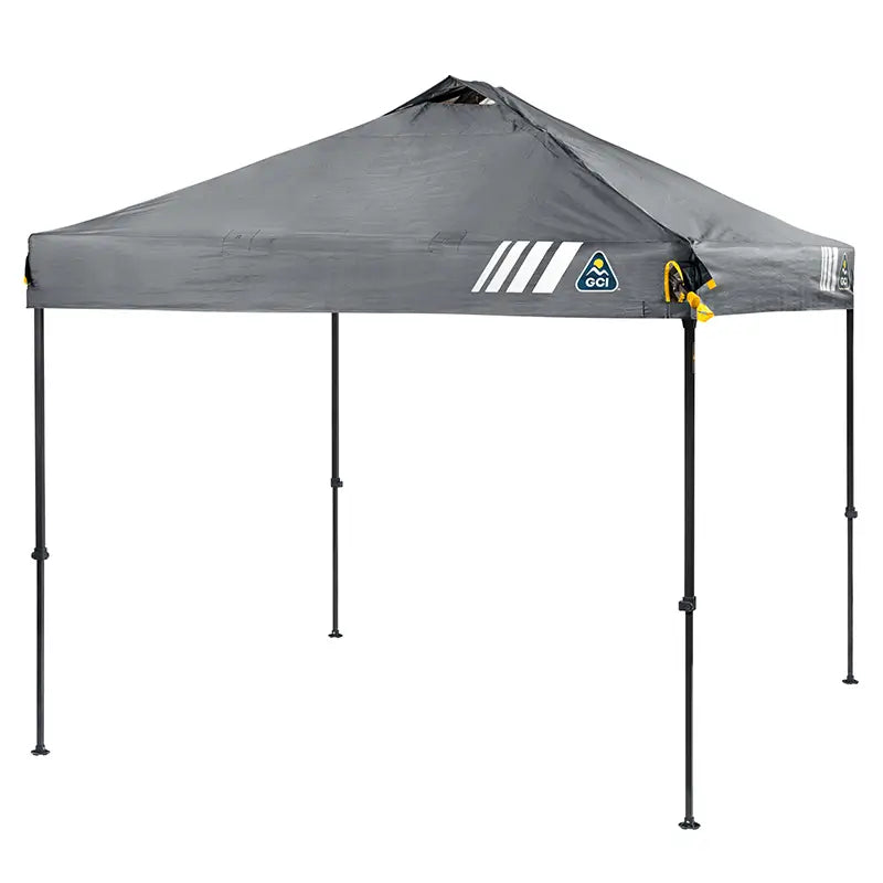 LevrUp Canopy, Mercury Gray, Full View Open