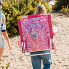 Backpack Beach Chair, Floral Sport Pink, Lifestyle 2