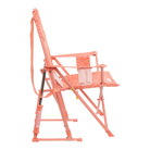 Right side angle of the coral garden Comfort Pro Rocker.