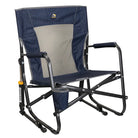 FirePit Rocker, Navy Topo, Front Right Angled