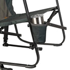 FirePit Rocker, Hunter Topo, Cup Holder Detail