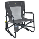 FirePit Rocker, Pewter, Front Right Angled