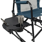 Freestyle Rocker with Side Table, Heathered Indigo, Side Table Detail