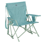 Kickback Rocker, Pastel Green Leaf, Front Right Angled