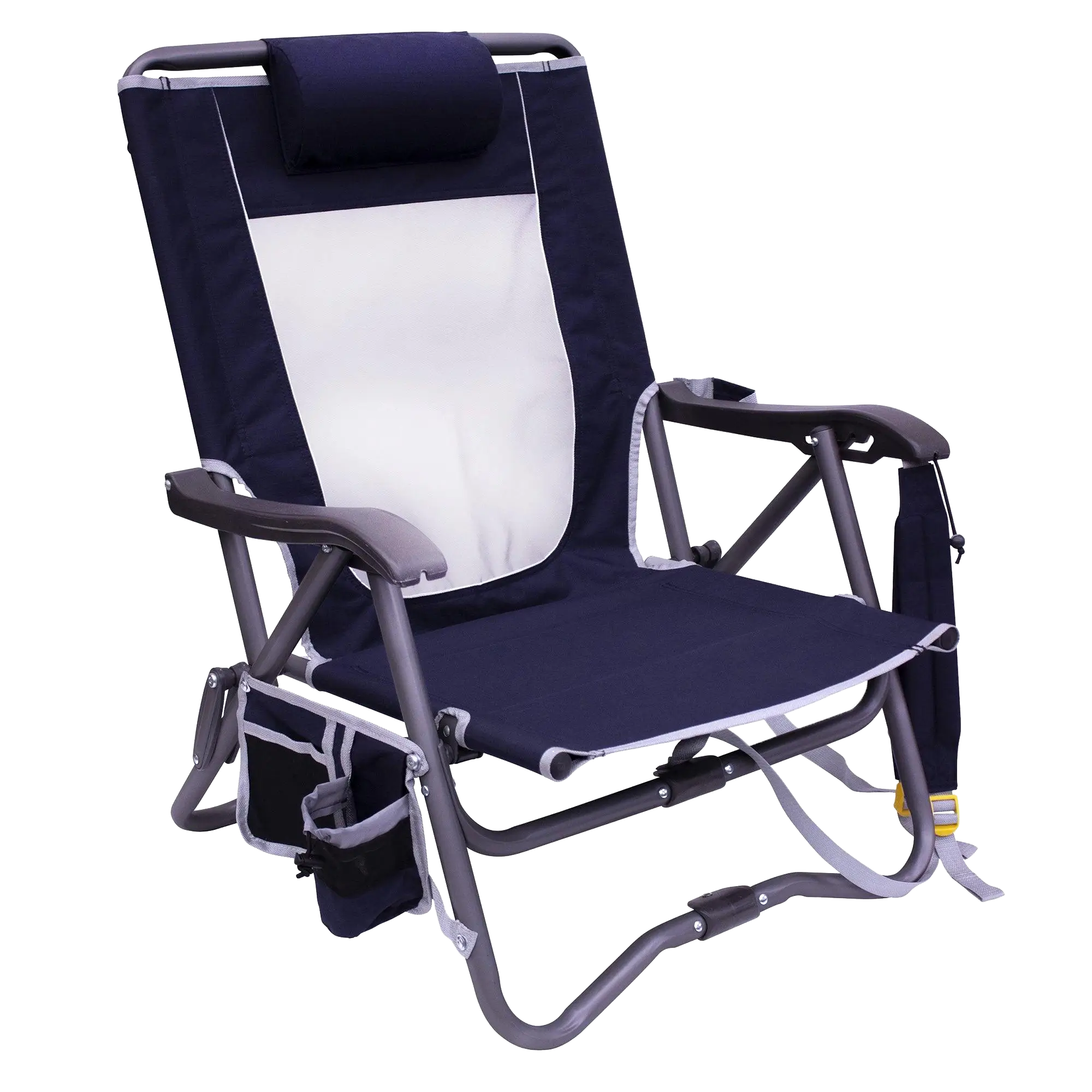 Bi-Fold Slim Event Chair, Indigo, Front