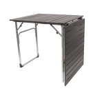 Slim-Fold Table XL, Black Chrome, Half Fold Standing