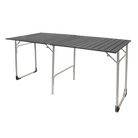 Slim-Fold Table XL, Black Chrome, Front
