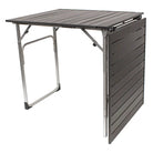 Slim-Fold Table XL, Black Chrome, Half Fold Standing