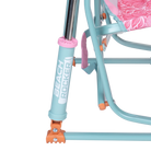 Spring-action rockers on the pink lotus Beach Rocker.
