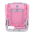 Back angle of the folded Big Surf with Slide Table in pink lotus.