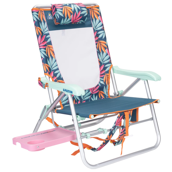 テーブル・チェア・ハンモック bgo bonfire go outside SC SLIDE TOP 25 Big Surf™with Slide Table | Reclining Beach Chair – GCI Outdoor