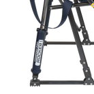 Close up view of the Spring-Action shocks on the indigo Comfort Pro Insulated Rocker.