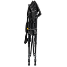 The Americana black comfort pro rocker folded up.