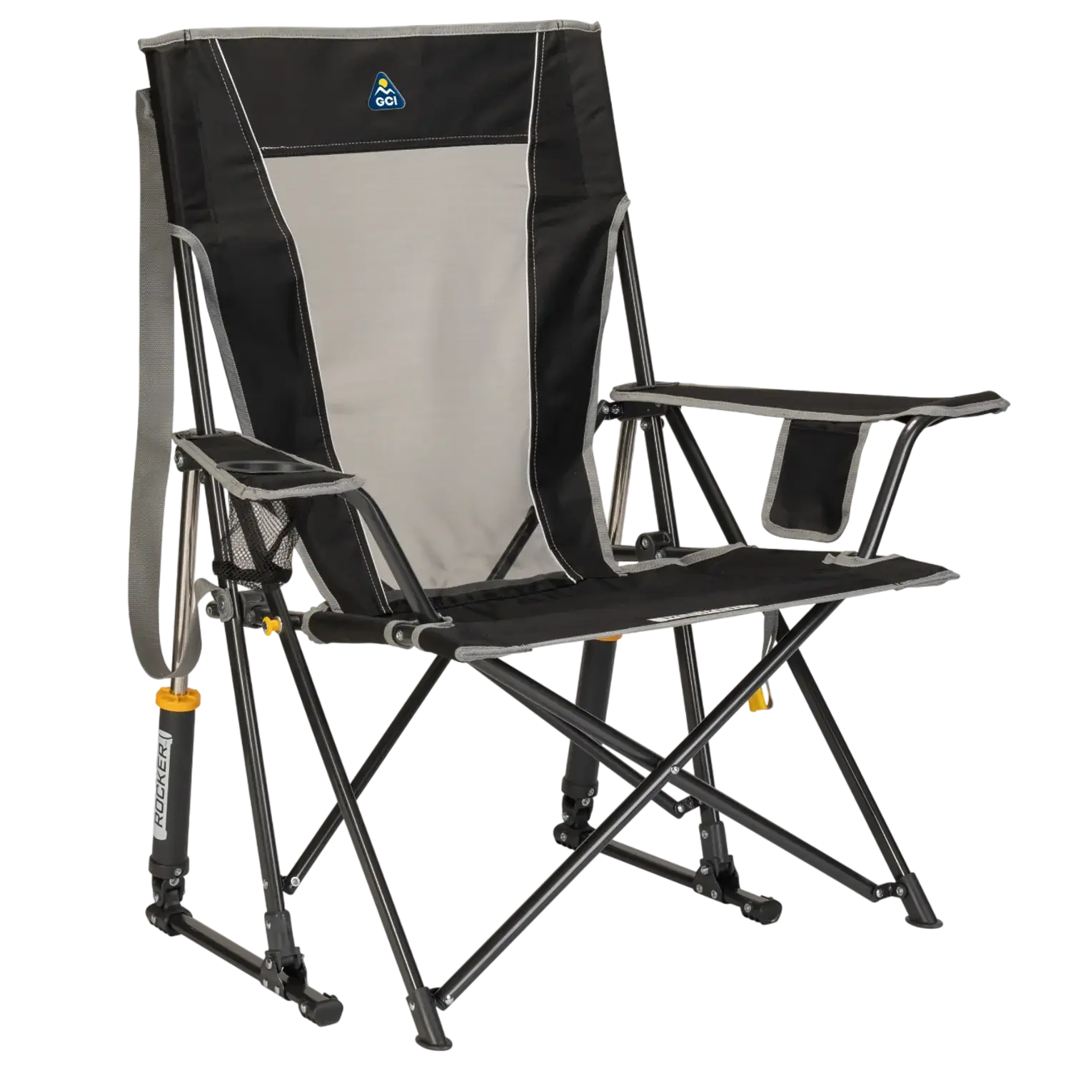 Comfort Pro Rocker, Black, Front Right