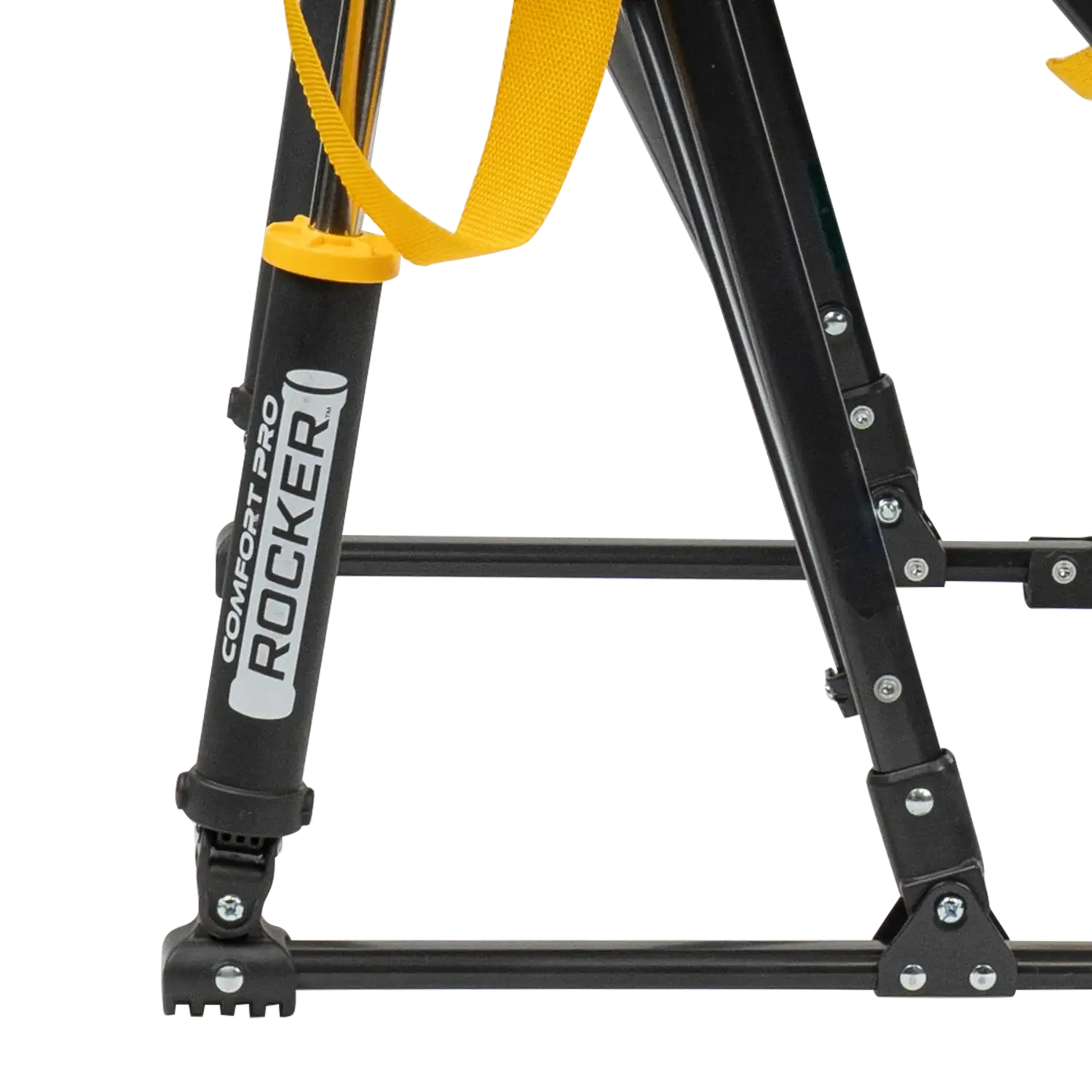 Shock-absorbing spring mechanism of the University of Iowa Comfort Pro Rocker.