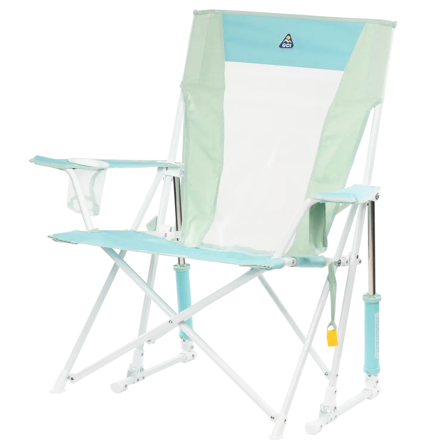 Comfort Pro Rocker, Pastel Green, Front Left