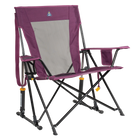 Front right view of the heathered berry Comfort Pro Rocker XL.