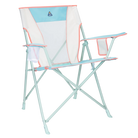 Front right angle of the Comfort Quad Chair in ivory color block.