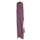The amethyst Comfort Quad Chair folded up in a carry bag.