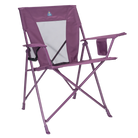 Front right angle of the Comfort Quad Chair in pastel amethyst.