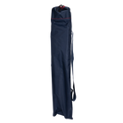 The indigo bag of the indigo/red Comfort Quad Chair. 