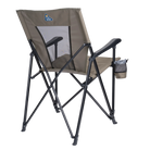 Back right view of the aged fatigue Eazy Chair.