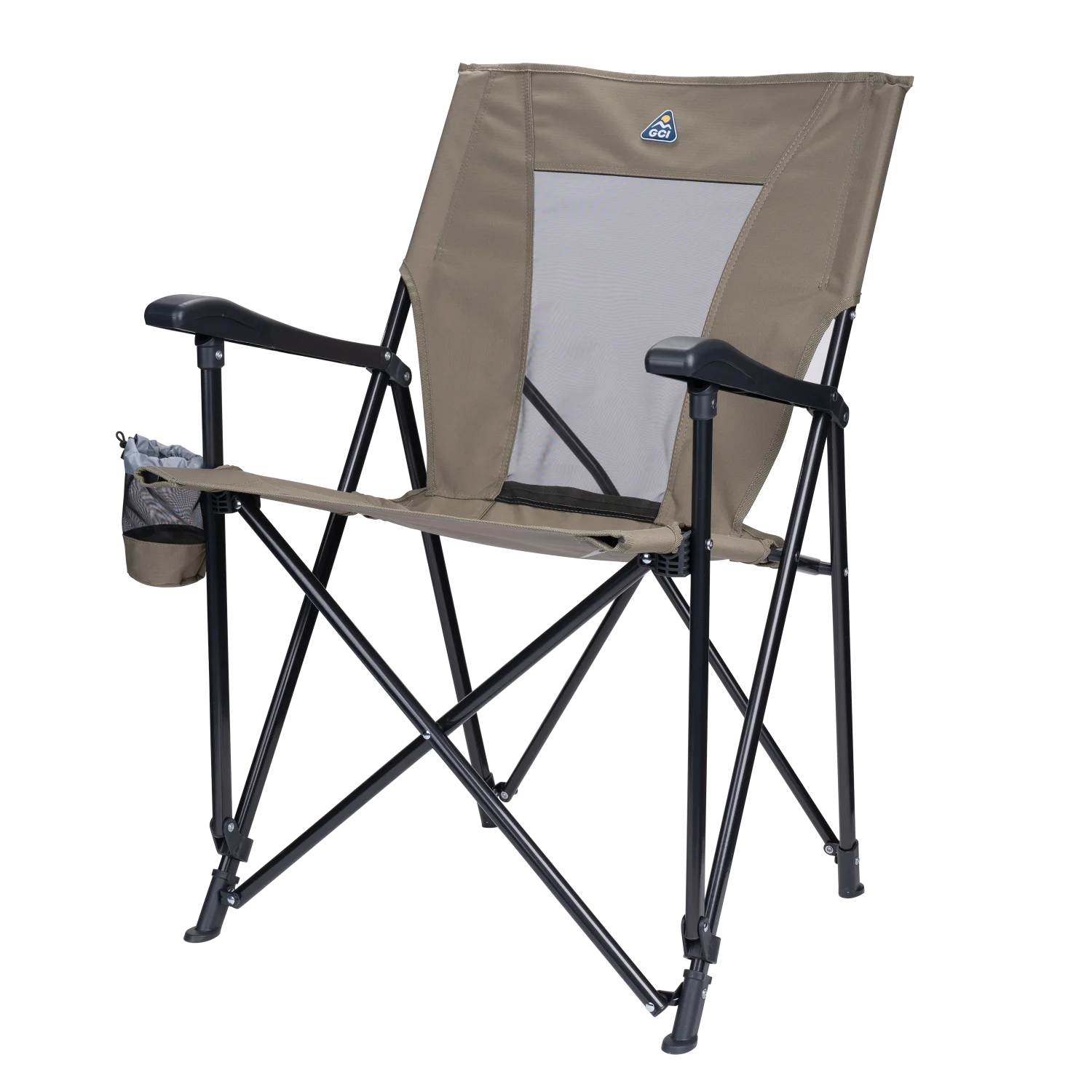 Front left view of the aged fatigue Eazy Chair.