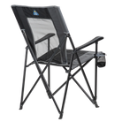 The back view of the black Eazy Chair XL. 