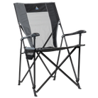 The front right view of the black Eazy Chair XL. 